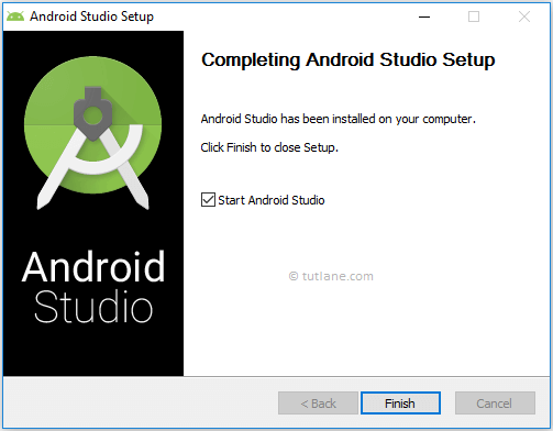 After Completion of Android Studio Installation