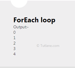 foreach loop example in asp.net mvc razor view