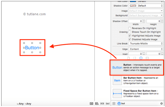 Add iOS Button Control to Storyboard in Xcode Editor